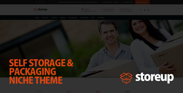 Storeup - Self Storage Business WordPress Theme Logo