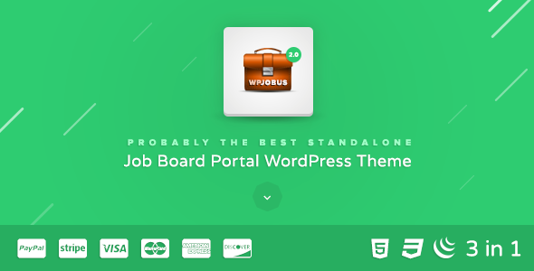 WPJobus - Job Board and Resumes WordPress Theme Logo